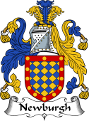 English Coat of Arms for the family Newburgh