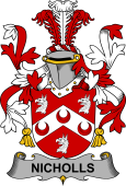 Irish Coat of Arms for Nicholls or Nichols