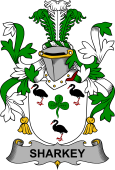 Irish Coat of Arms for Sharkey or O