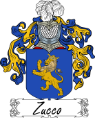 Araldica Italiana Coat of arms used by the Italian family Zucco