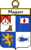 Irish Badge for Hagan or O