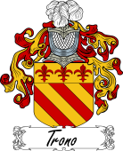 Araldica Italiana Coat of arms used by the Italian family Trono