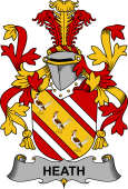 Irish Coat of Arms for Heath