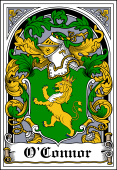 Irish Coat of Arms Bookplate for O