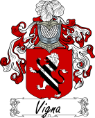 Araldica Italiana Coat of arms used by the Italian family Vigna