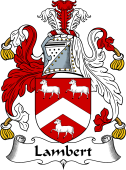 English Coat of Arms for the family Lambert