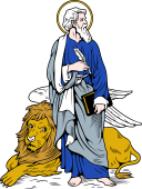 Catholic Saints Clipart image: St Mark the Apostle