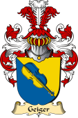 v.23 Coat of Family Arms from Germany for Geiger