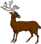 Reindeer Statant Reguardant