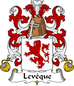 Coat of Arms from France for Levèque (Evèque l