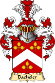 French Family Coat of Arms (v.23) for Bacheler or Bachelier