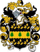 English or Welsh Coat of Arms for Oakes (Ref Burke