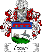 Araldica Italiana Coat of arms used by the Italian family Lazzari