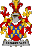 Irish Coat of Arms for Prendergast