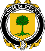 Irish Coat of Arms Badge for the O