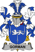 Irish Coat of Arms for Gorman or McGorman