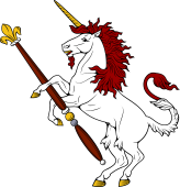 Unicorn Salient Holding Sceptre