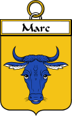 French Coat of Arms Badge for Marc