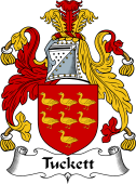 English Coat of Arms for the family Tuckett