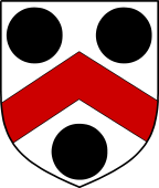 English Family Shield for Barford or Barfoot