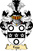 English Coat of Arms (v.23) for the family Fogg (e)