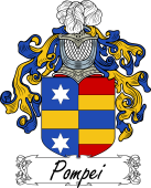 Araldica Italiana Coat of arms used by the Italian family Pompei