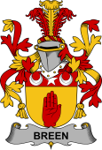 Irish Coat of Arms for Breen or O