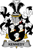 Irish Coat of Arms for Kennedy or O