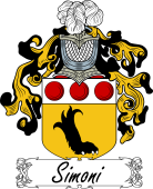 Araldica Italiana Coat of arms used by the Italian family Simoni