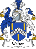 Irish Coat of Arms for Usher