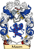 English or Welsh Family Coat of Arms (v.23) for Mason
