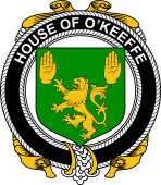 Irish Coat of Arms Badge for the O