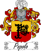 Araldica Italiana Coat of arms used by the Italian family Popolo