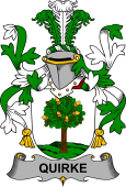 Irish Coat of Arms for Quirke or O