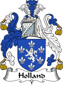 English Coat of Arms for the family Holland