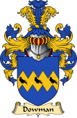English Coat of Arms (v.23) for the family Dowman