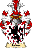 Welsh Family Coat of Arms (v.23) for Scriven (of Frodesley, Shropshire)