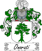 Araldica Italiana Coat of arms used by the Italian family Onorati