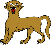 Wild Cat Statant Guardant