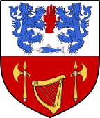 Irish Family Shield for O