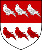 English Family Shield for Fenwick