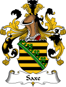 German Wappen Coat of Arms for Saxe