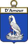 French Coat of Arms Badge for d