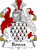 English Coat of Arms for the family Bowes