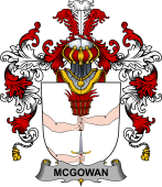Irish Family Coat of Arms (v.25b) McGowan or McGouan