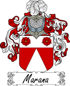 Araldica Italiana Coat of arms used by the Italian family Marana