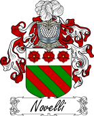 Araldica Italiana Coat of arms used by the Italian family Novelli