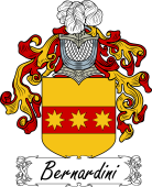 Araldica Italiana Coat of arms used by the Italian family Bernardini