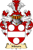 English Coat of Arms (v.23) for the family Minors