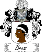 Araldica Italiana Coat of arms used by the Italian family Bruni